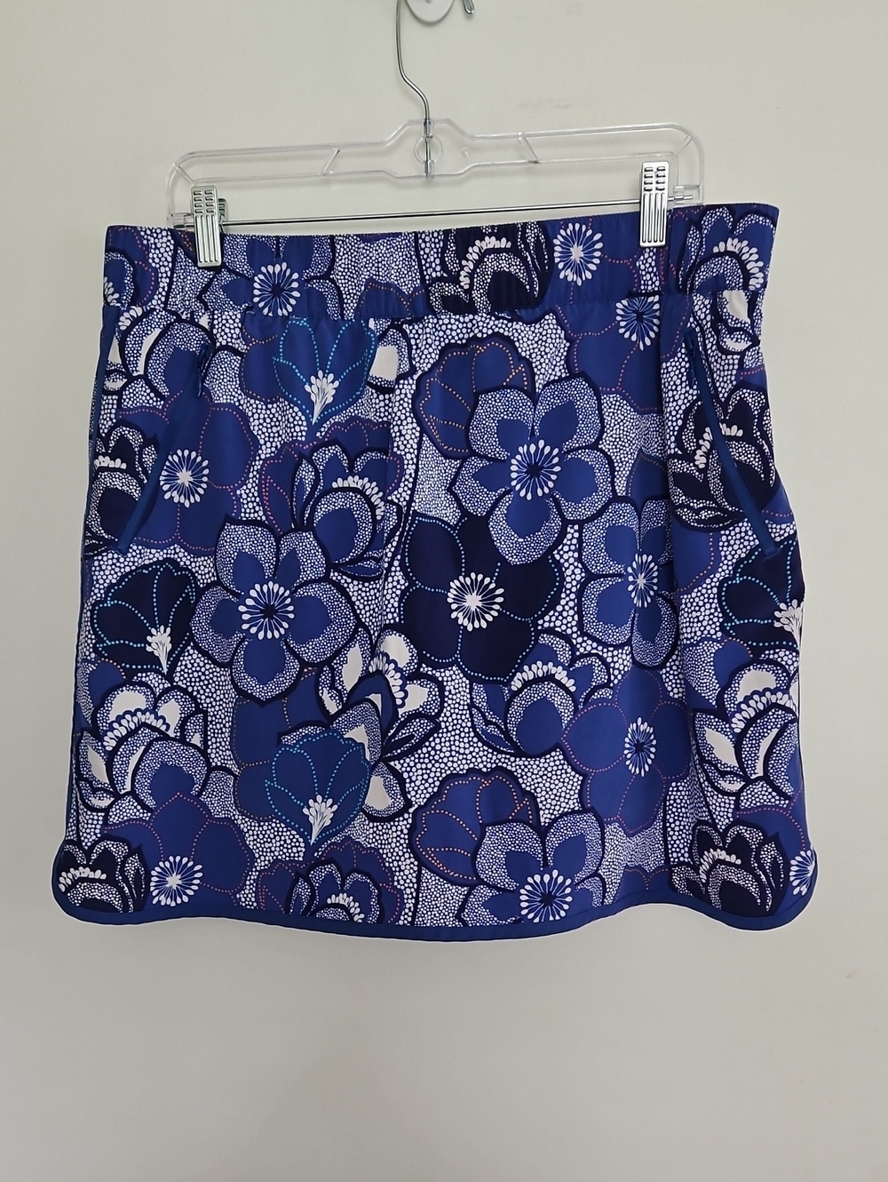 T By Talbots Dotted Floral Skort Size XL